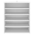 Miniatyrbillede 4 af 11: Skoopbevaring - Living skoreol 60x35x70 cm spånplade hvid