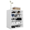 Miniatyrbillede 9 af 11: Skoopbevaring - Living skoreol 60x35x70 cm spånplade hvid