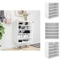 Miniatyrbillede 1 af 11: Skoopbevaring - Living skoreol 60x35x70 cm spånplade hvid