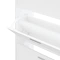 Miniatyrbillede 7 af 10: Skoopbevaring - Living skoskab 63x24x103 cm konstrueret træ hvid