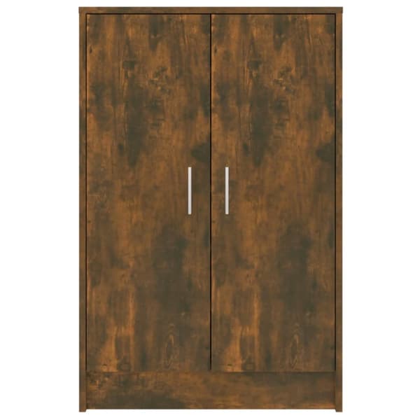 Skoopbevaring - Living skoskab 60x35x92 cm konstrueret træ røget egetræ
