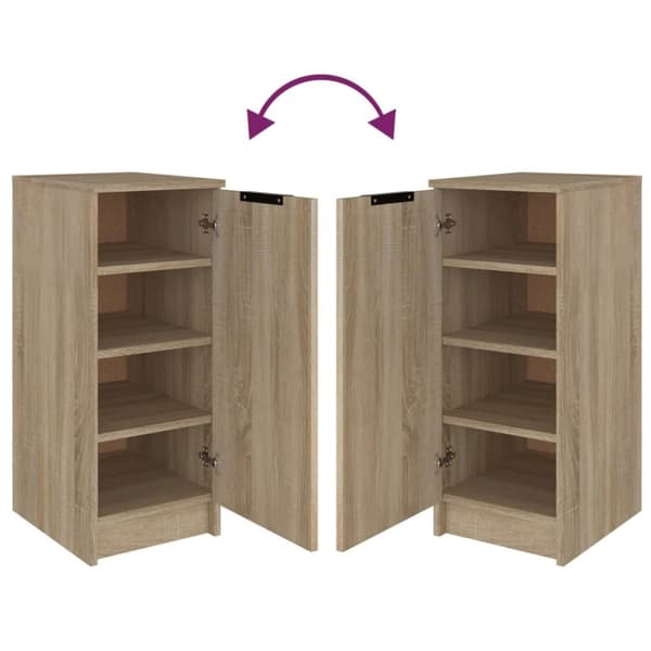 Skoopbevaring - Living skoskab 30x35x70 cm konstrueret træ sonoma-eg