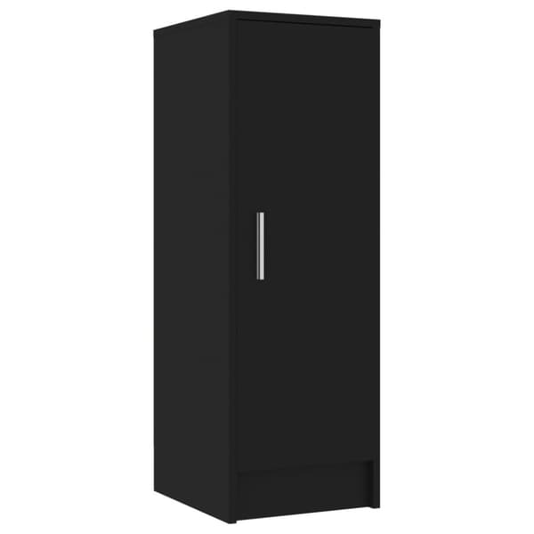 Skoopbevaring - Living skoskab 32x35x92 cm spånplade sort