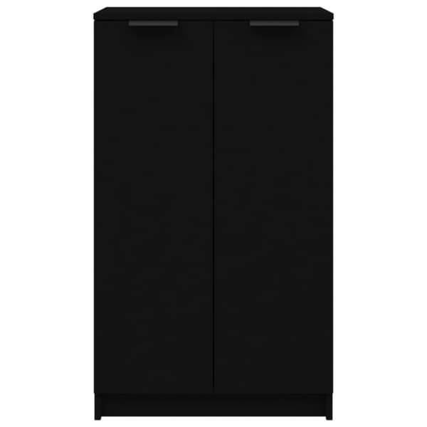 Kenkähyllyt & -telineet - Living Kenkäkaappi musta 59x35x100 cm tekninen puu