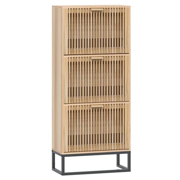 Skoopbevaring - Living skoskab 52x25x120 cm konstrueret træ