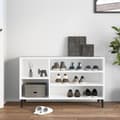 Miniatyrbillede 4 af 10: Skoopbevaring - Living skoreol 102x36x60 cm konstrueret træ hvid