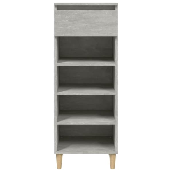 Skoopbevaring - Living skoreol 40x36x105 cm konstrueret træ betongrå