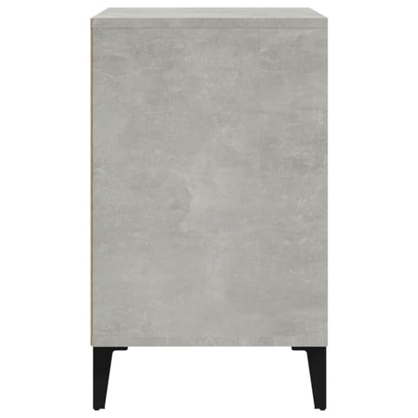 Skoopbevaring - Living skoreol 102x36x60 cm konstrueret træ betongrå