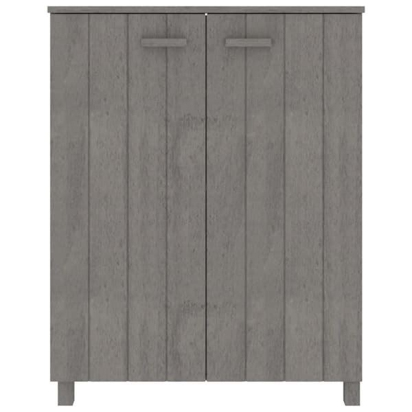Kenkähyllyt & -telineet - Living Kenkäkaappi HAMAR vaaleanharmaa 85x40x108 cm täysi mänty