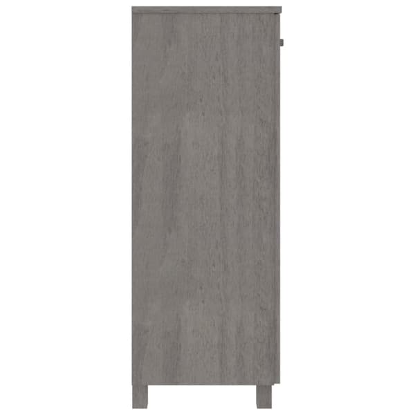 Kenkähyllyt & -telineet - Living Kenkäkaappi HAMAR vaaleanharmaa 85x40x108 cm täysi mänty