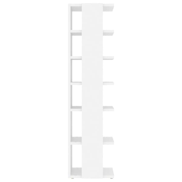 Skoopbevaring - Living skoskab 27,5x27x102 cm konstrueret træ hvid