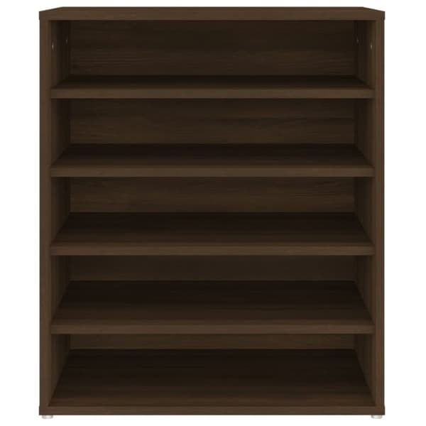 Skoopbevaring - Living skoskab 60x35x70 cm konstrueret træ brun egetræsfarve