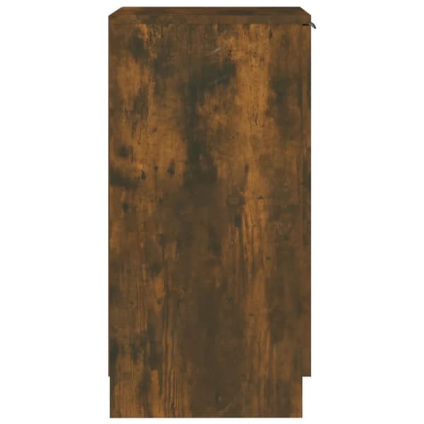 Skoopbevaring - Living skoreol 30x35x70 cm konstrueret træ røget egetræ