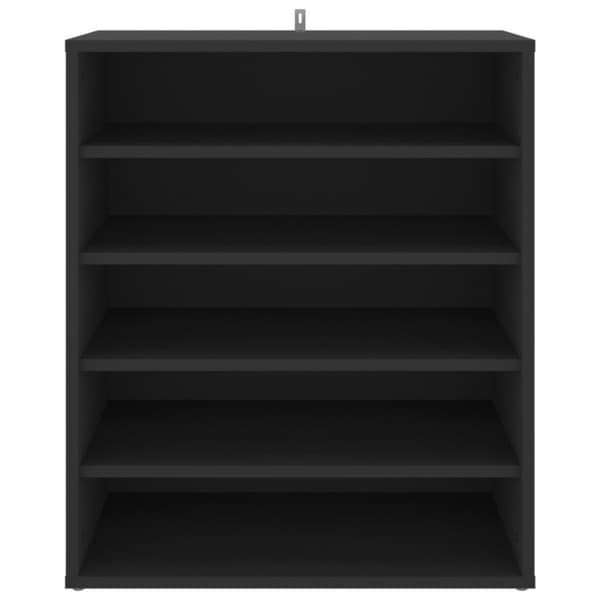 Skoställ & skohyllor - Living Skoskåp svart 60x35x70 cm konstruerat trä