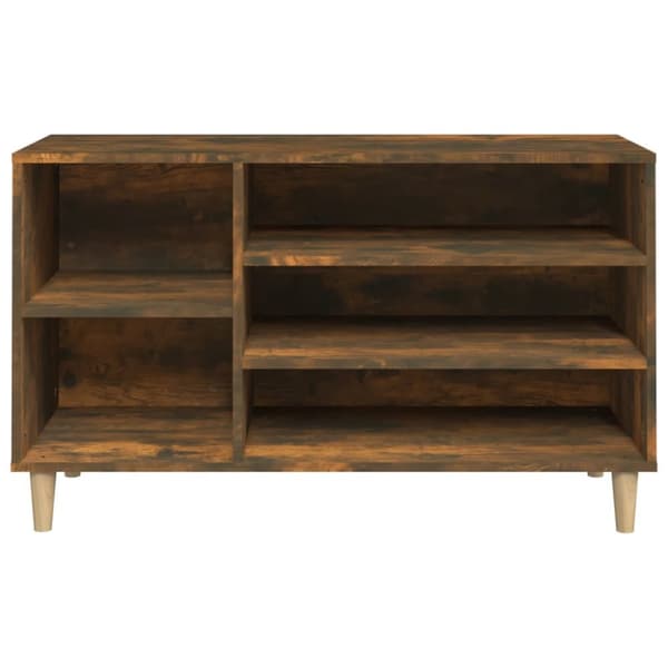 Skoopbevaring - Living skoskab 102x36x60 cm konstrueret træ røget egetræsfarve