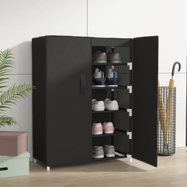 Skoopbevaring - Living skoskab 60x28x90 stof sort