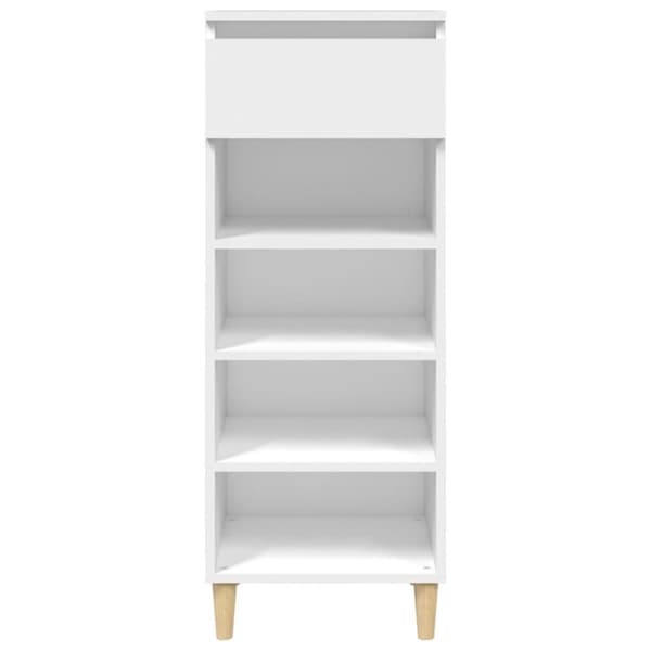 Skoställ & skohyllor - Living Skoskåp vit 40x36x105 cm konstruerat trä