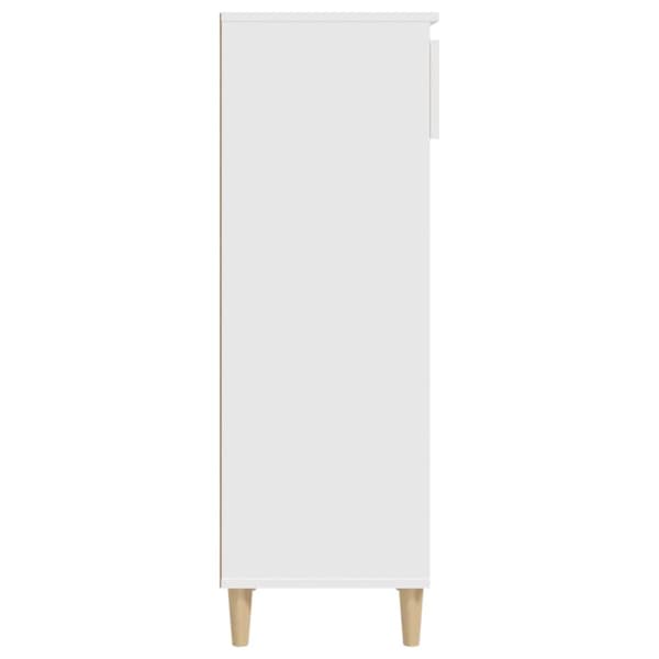 Skoställ & skohyllor - Living Skoskåp vit 40x36x105 cm konstruerat trä