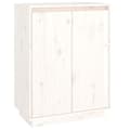 Miniatyrbillede 3 af 11: Skoopbevaring - Living skoreol 60x35x80 cm massivt fyrretræ hvid
