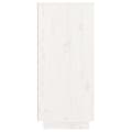 Miniatyrbillede 7 af 11: Skoopbevaring - Living skoreol 60x35x80 cm massivt fyrretræ hvid