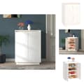 Miniatyrbillede 1 af 11: Skoopbevaring - Living skoreol 60x35x80 cm massivt fyrretræ hvid