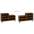 Miniatyrbillede 6 af 11: Skoopbevaring - Living skoskab 102x36x60 cm konstrueret træ brun egetræ