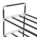 Miniatyrbillede 5 af 8: Skostativ med 4 hylder metal og plastik sort - Skostativ - Skostativer - Home & Living