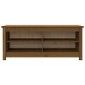 Pikkukuva 4 / 9: Kenkäkaappi hunajanruskea 110x38x45,5 cm täysi mänty - Kenkäpenkki - Kenkäpenkit - Home & Living