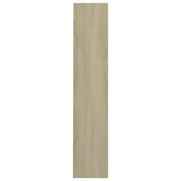 Væghængt skoskab 80x18x90 cm spånplade sonoma-eg - Væghængt Skoskab - Væghængte Skoskabe - Home & Living
