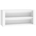 Miniatyrbillede 3 af 9: Skoreol 100x35x45 cm konstrueret træ hvid - Skoreol - Skoreoler - Home & Living
