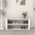 Miniatyrbillede 4 af 9: Skoreol 100x35x45 cm konstrueret træ hvid - Skoreol - Skoreoler - Home & Living
