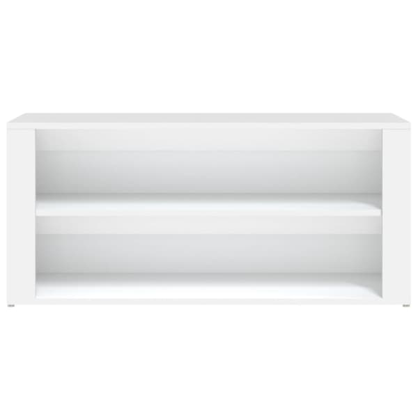 Skoreol 100x35x45 cm konstrueret træ hvid - Skoreol - Skoreoler - Home & Living