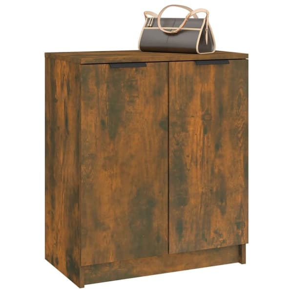 Skoskab 59x35x70 cm konstrueret træ røget egetræsfarve - Skoreol - Skoreoler - Home & Living