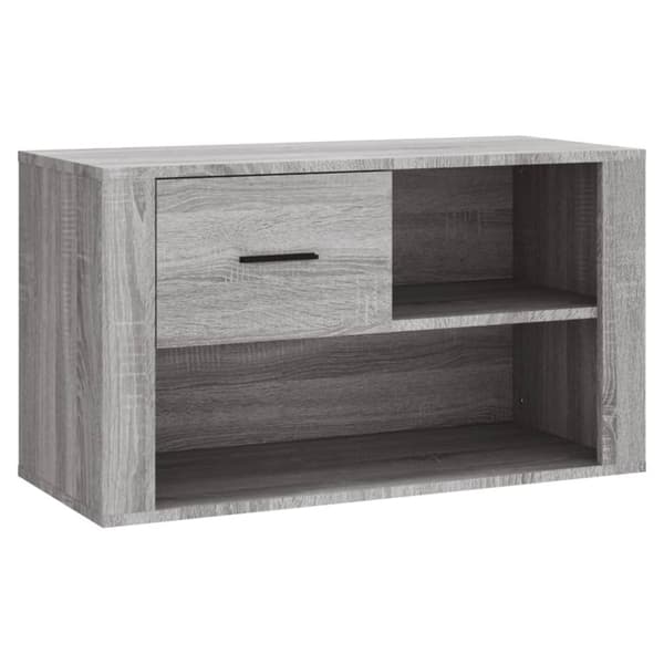Skoskab 80x35x45 cm konstrueret træ grå sonoma-eg - Skoreol - Skoreoler - Home & Living