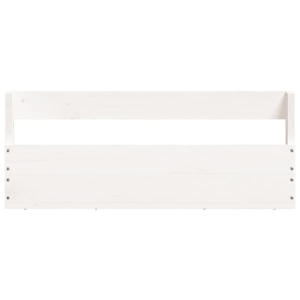 Væghængte skohylder 2 stk. 59x9x23 cm massivt fyrretræ Hvid - Væghængt Skoreol - Væghængte Skoreoler - Home & Living
