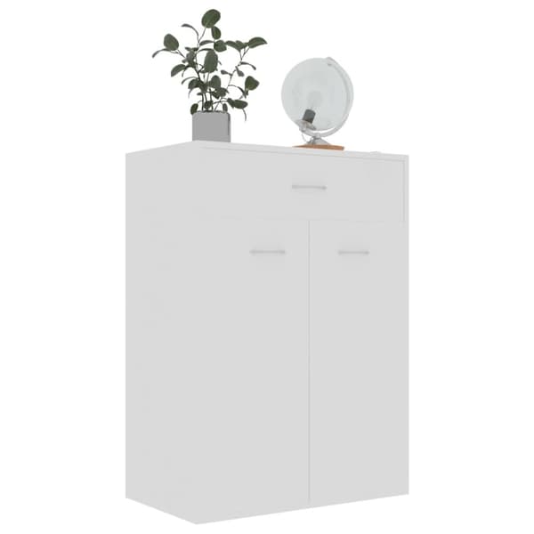 Skoskab 60x35,5x84 cm konstrueret træ hvid - Skoreol - Skoreoler - Home & Living