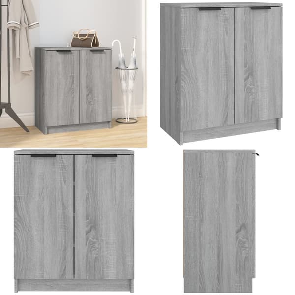 Kenkäteline harmaa Sonoma 59x35x70 cm tekninen puu - Kenkäkaappi - Kenkäkaapit - Home & Living