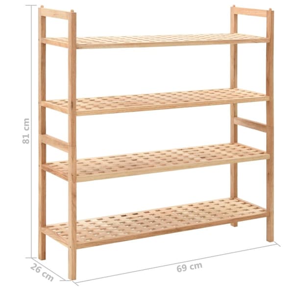 Skoreol massivt valnøddetræ 69 x 26 x 81 cm - Skoreol - Skoreoler - Home & Living
