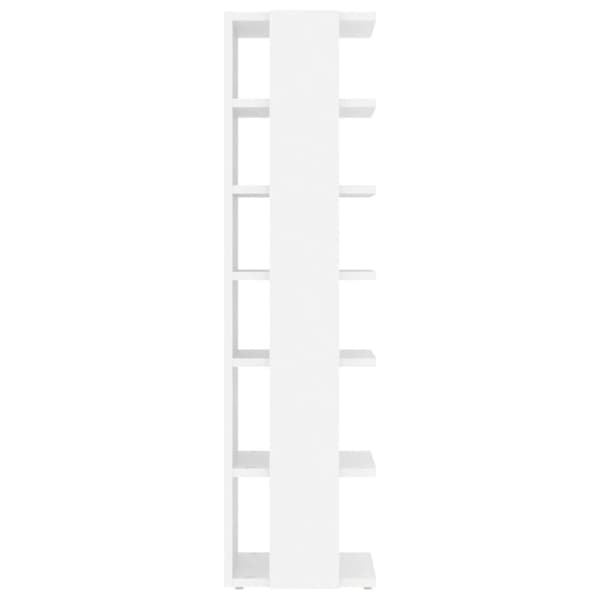 Skoskabe 2 stk. 27,5x27x102 cm konstrueret træ hvid - Skoreol - Skoreoler - Home & Living