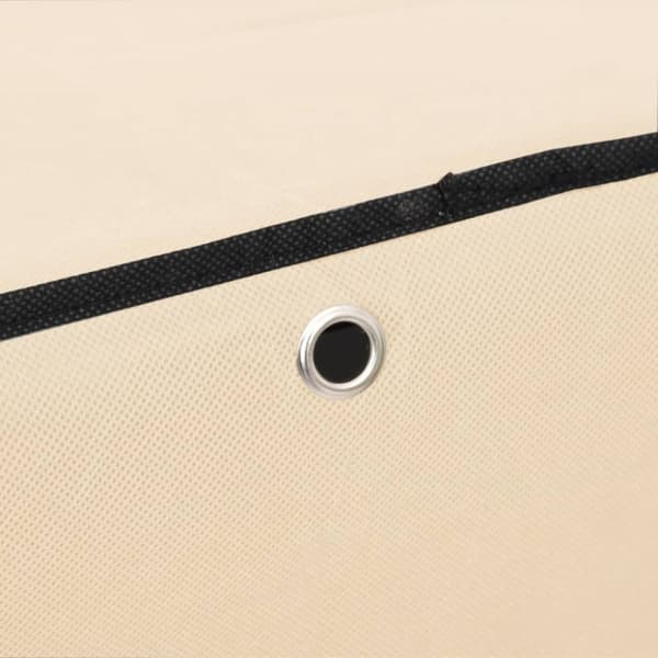 Skoskåp Grädde 60x30x166 cm tyg - Skohylla - Skohyllor - Home & Living