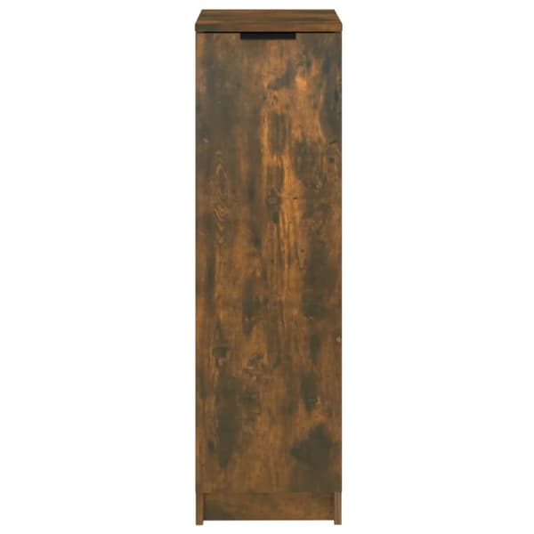 Skoställ rökfärgad ek 30x35x100 cm konstruerat trä - Skohylla - Skohyllor - Home & Living
