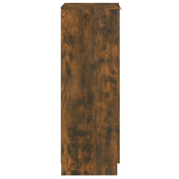 Skoställ rökfärgad ek 30x35x100 cm konstruerat trä - Skohylla - Skohyllor - Home & Living