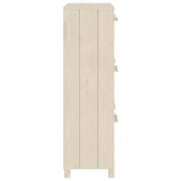 Skoskåp HAMAR honungsbrun 59,5x35x117 cm massiv furu - Skoskåp - Skoyhylla - Home & Living