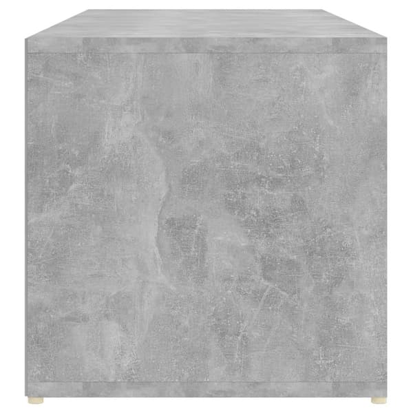Kenkien säilytyspenkki harmaa 105x35x35 cm teknisestä puusta