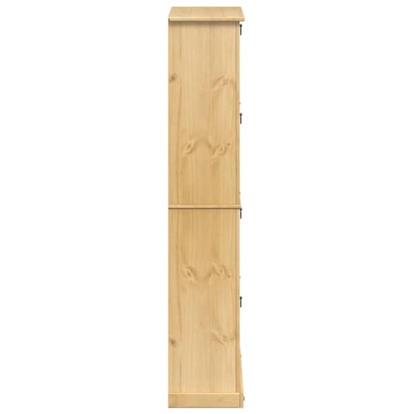 skoskab Corona 99x32x163,5 cm massivt fyrretræ
