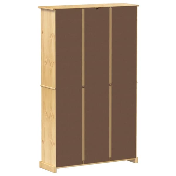 skoskab Corona 99x32x163,5 cm massivt fyrretræ