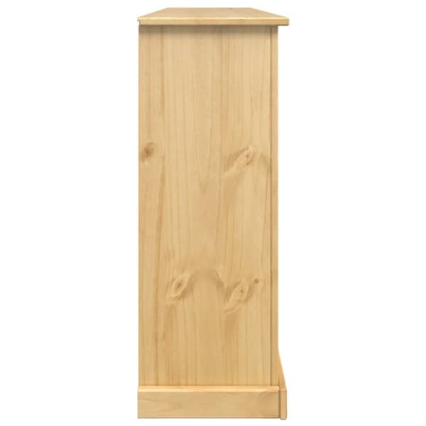 skoskab Corona 99x32x85 cm massivt fyrretræ