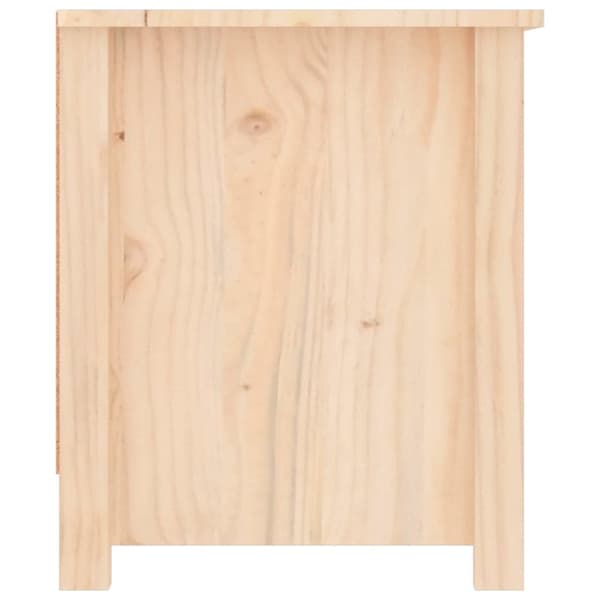 skoskab 110x38x45,5 cm massivt fyrretræ