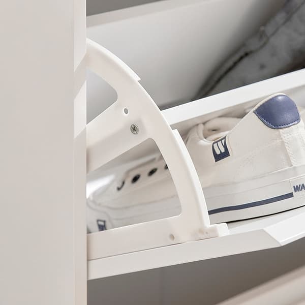 Rootz Skoskåp Tipper - Skoorganisator - Skoförvaring - Utrymmesbesparande design - Väggmonterbar - Mångsidig förvaring - 71cm x 118cm x 24cm
