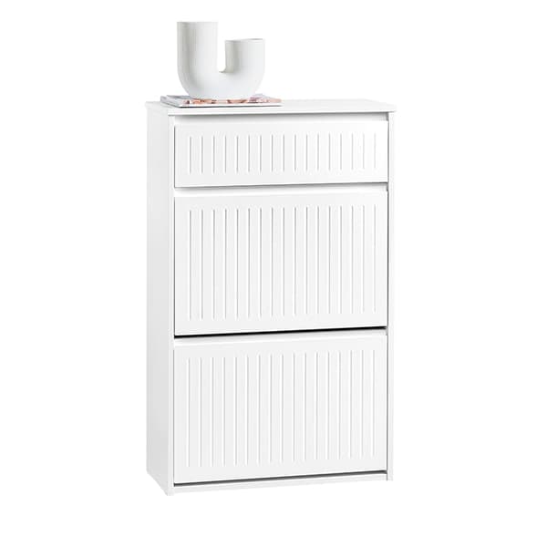 Rootz skovipperskab - Skostativ - Skoopbevaringsorganisator - Alsidig opbevaring - Nem montering - Holdbart MDF-materiale - 61 cm x 100 cm x 26 cm